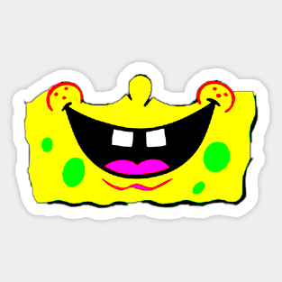 Spongebob Mask Sticker